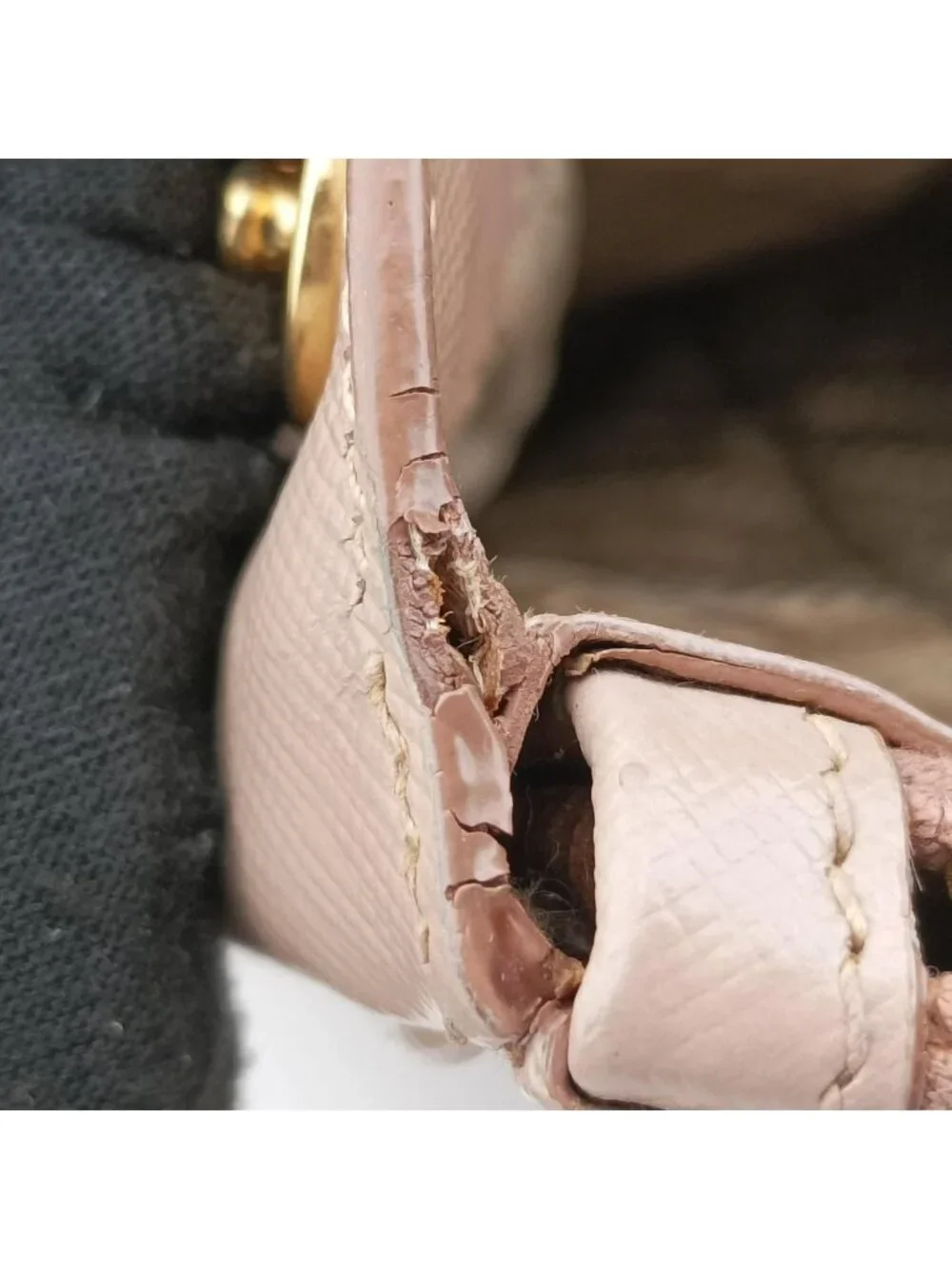 Prada Galleria Pink Saffiano Leather 25 Handbag